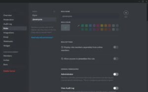Roles In Discord
