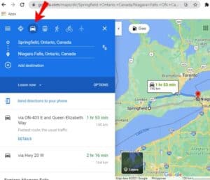Save A Route In Google Maps