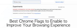 Chrome Flags