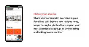 Share screen on FaceTime
