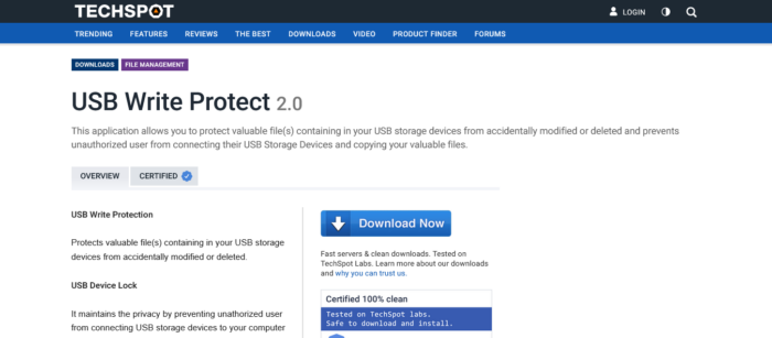 USB Port Lock Software