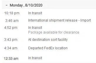 international shipment release import