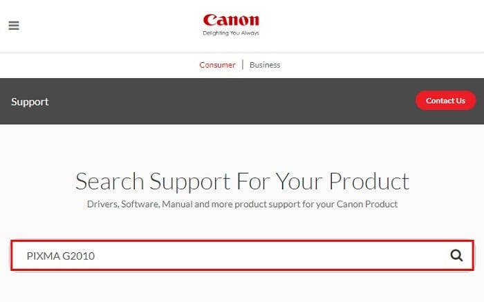 Canon G2010 Printer Driver Download